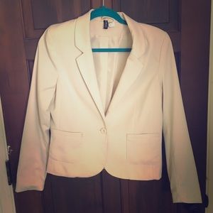 Cream colored blazer